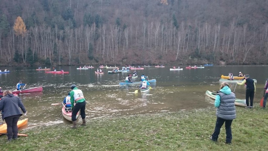 Boats before the start